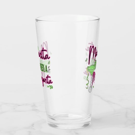 Mamacita heeft een Margarita nodig Glas (Rechts)