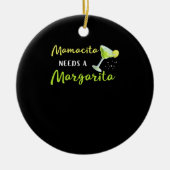 Mamacita heeft een Margarita nodig Keramisch Ornament (Voorkant)