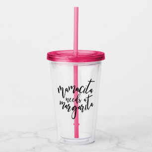 Mamacita heeft een Margarita Tumbler nodig Acryl Drinkbeker