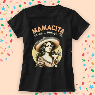Mamacita heeft een Margarita Vintage nodig T-shirt