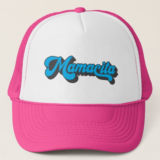 Mamacita Latina Lettering Trucker Pet (Voorkant)