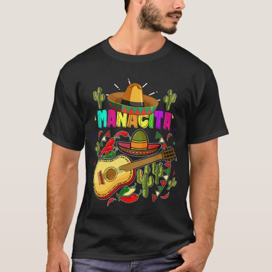 Mamacita Taco Cinco De Mayo Nacho Mexican Fiesta T-shirt (Voorkant)