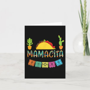 Mamacita Taco Shirt Mexican Fiesta Cactus Cinco de Kaart