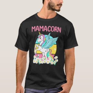 Mamacorn Eenhoorn Grappige Vrouwen Kostuum Moeder' T-shirt