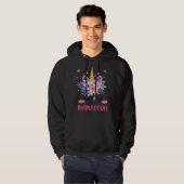 Mamacorn Grappig Eenhoorn Kostuum Moeder Moederdag Hoodie (Voorkant volledig)