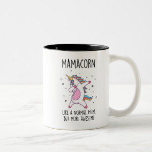 Mamacorn Ma Unicorn Tweekleurige Koffiemok
