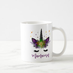Mamacorn Moeder Eenhoorn Gezicht Moederdag Vrouwen Koffiemok