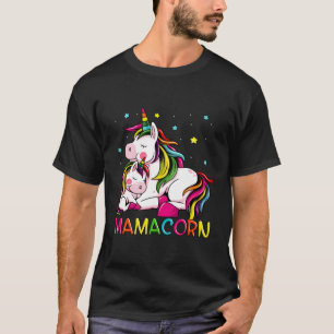 Mamacorn Moederdag Eenhoorn Moeder Mammycorn T-shirt