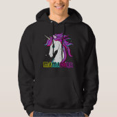 Mamacorn Schattige Eenhoorn Moeder Kostuum Moederd Hoodie (Voorkant)
