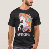 Mamacorn Unicorn Costume Mama Moederdag 3 T-shirt (Voorkant)