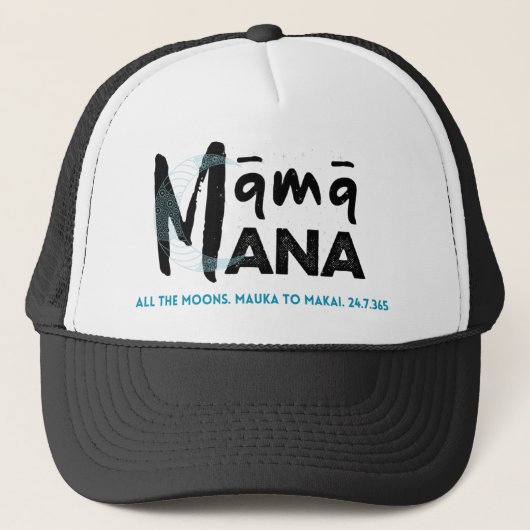 MĀMæMANA "all the moons" Trucker Hat Trucker Pet (Voorkant)