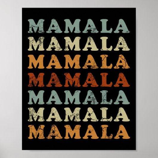 Mamala Kamala Harris 24 Democraat Poster (Voorkant)