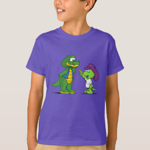 MAMAMACANZ Groene alligator en Chameleon T-shirt