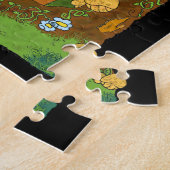 Mamamacanz Jigzaag Puzzle Legpuzzel (Zijkant)