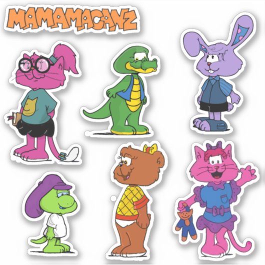 Mamamacanz Stickers (Voorkant)
