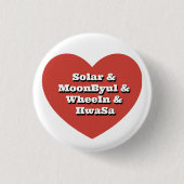 Mamamoo Love Ronde Button 3,2 Cm (Voorkant)