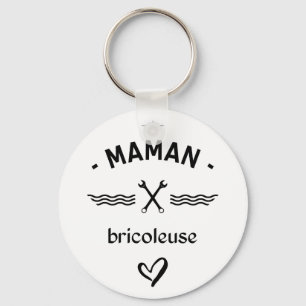 Maman bricoleuse sleutelhanger