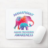 Mamaphant Zelfmoordpreventie Bewustzijn Mama Olifa Muismat (Met muis)