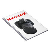Mamarazzi Fotograaf Notitieboek (Rechterzijde)
