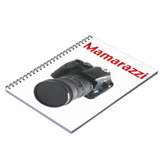 Mamarazzi Fotograaf Notitieboek (Linkerzijde)
