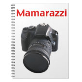 Mamarazzi Fotograaf Notitieboek (Voorkant)