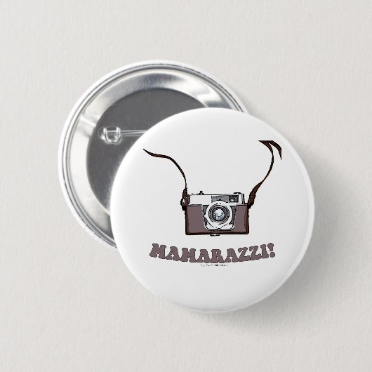 Mamarazzi. Ronde Button 5,7 Cm (Voorkant /achterkant)