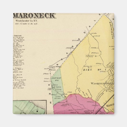 Mamaroneck Town, Orienta Magneet (Voorkant)