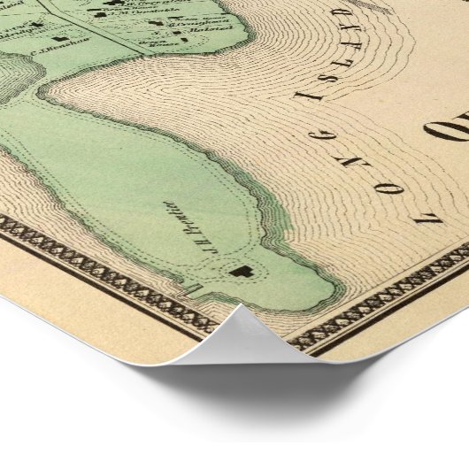 Mamaroneck Town, Orienta Poster (Hoek)