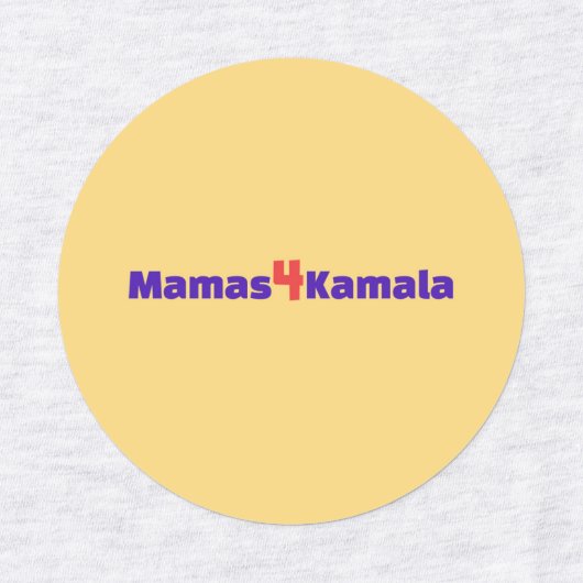 Mamas4Kamala IJzeronen Labels (Design 1)