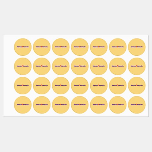 Mamas4Kamala IJzeronen Labels (Vel)