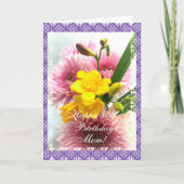 Mama's 80ste verjaardag (fresia's veranderen leeft kaart (Voorkant)