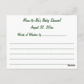 Mama's Advies Kaart,  Kinderen w Speelgoed Treinen Briefkaart (Achterkant)