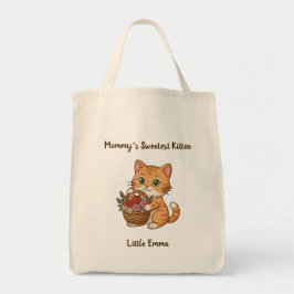 Mama's Allerliefste Kitten: Speelse Kinderentoteta Tote Bag
