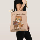Mama's Allerliefste Kitten: Whimsical Kinderen Tas (Dichtbij)