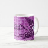 Mama's Angels in sterren paarse mok (Voorkant rechts)