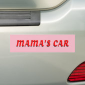 Mama's auto mam cadeau bumpersticker (Op auto)