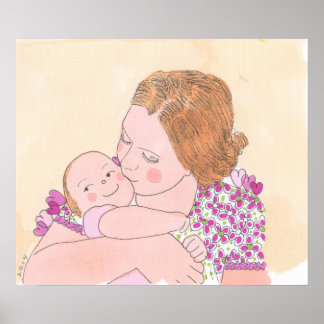 Mama's Baby Girl Poster