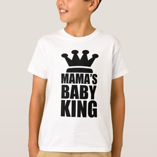 Mamas baby King T-shirt (Voorkant)