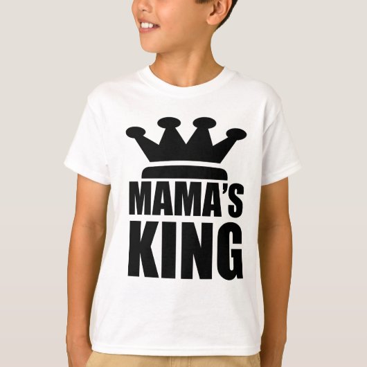 Mamas baby King T-shirt (Voorkant)