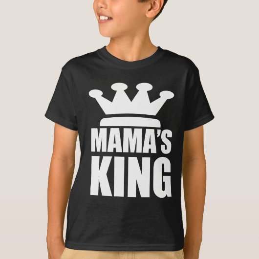 Mamas baby King T-shirt (Voorkant)