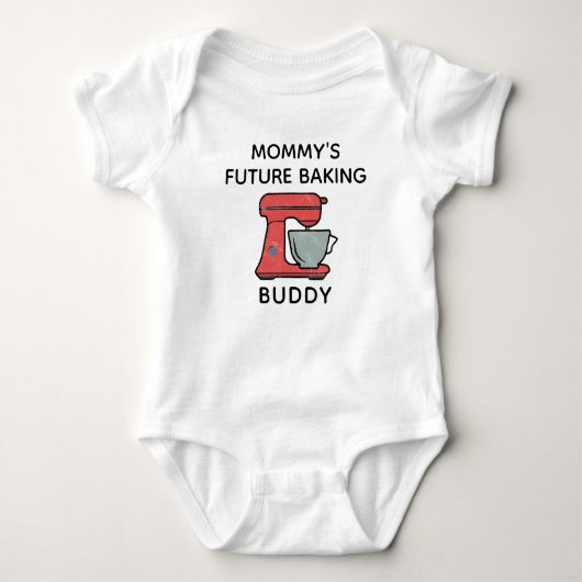 Mama's Bakken Buddy - Bakken Baby - Koken Romper (Voorkant)