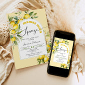 Mamas belangrijkste knijpen citroen citrus baby sh kaart