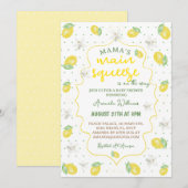 Mama's belangrijkste squeeze Baby shower Kaart (Voorkant / Achterkant)