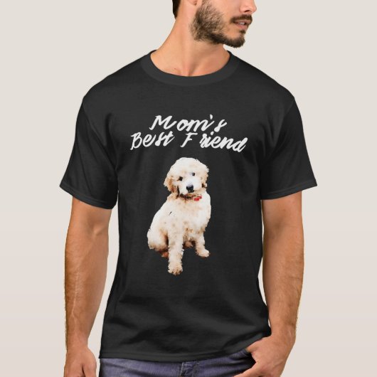 Mama's beste vriend Doodle Graphic Design voor Chr T-shirt (Voorkant)