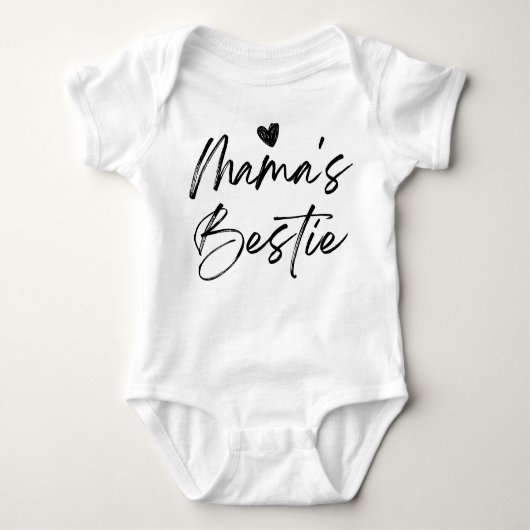Mama's Bestie Baby Bodysuit (Voorkant)