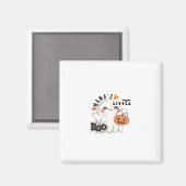 Mama's Boo – Schattig Kawaii Halloween Boo 2025 Gr Magneet (Voorkant / Achterkant)