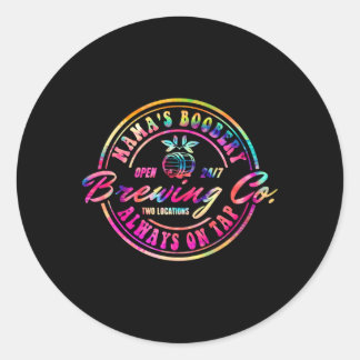 Mama's Boobery Borstvoeding Brouwerij Nieuw Mam Br Ronde Sticker