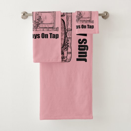 Mama's Boobery Jugs Altijd Op Tap Bad Handdoek (Insitu)