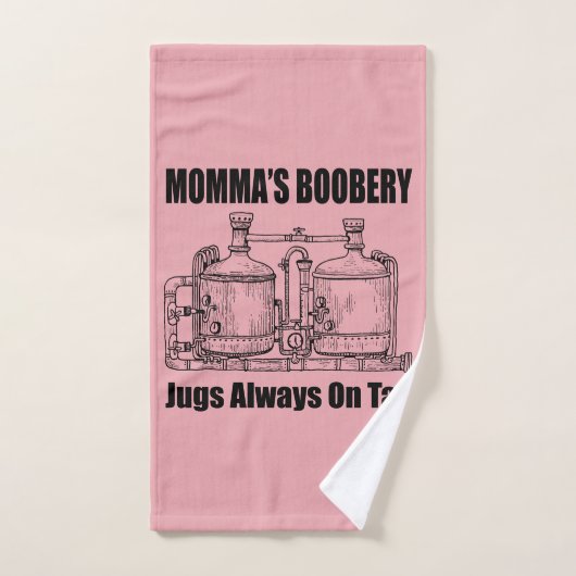 Mama's Boobery Jugs Altijd Op Tap Bad Handdoek (Handdoek)
