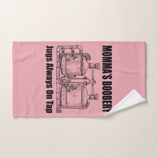 Mama's Boobery Jugs Altijd Op Tap Bad Handdoek (Handdoek)